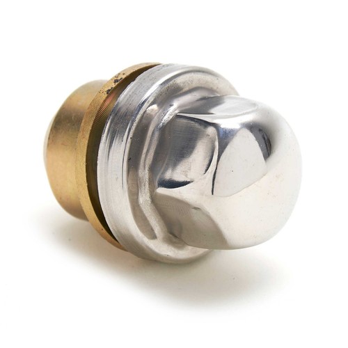 Alloy wheel nut silver - alloy,