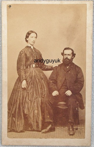 Cdv lady gentleman by - cdv, &