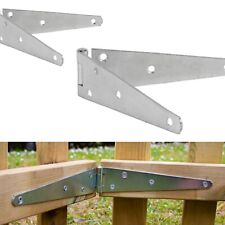 Strap Hinges PAIR Zinc Plated