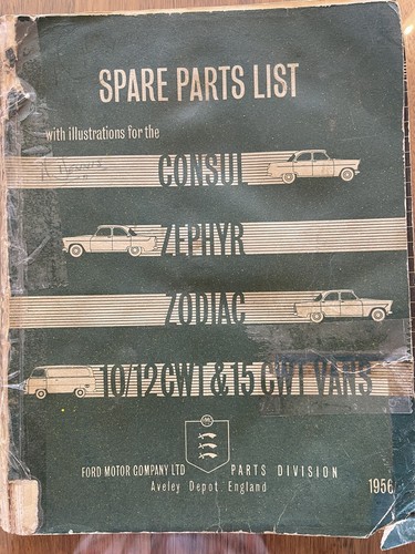 Ford 1956 spare parts - 1956,