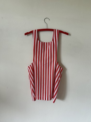Vintage bib apron cross back - vintage,