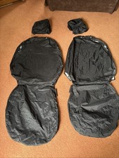 Genuine Land Rover Discovery Sport Black Front Seat Waterproof Covers