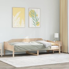 WALPLUS Solid Pine Bed Frame