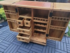 garden or kitchen island bar drinks cabinet on wheels