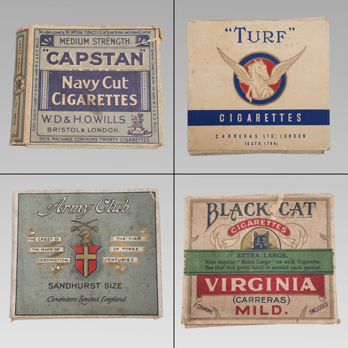 Vintage empty cigarette - vintage,