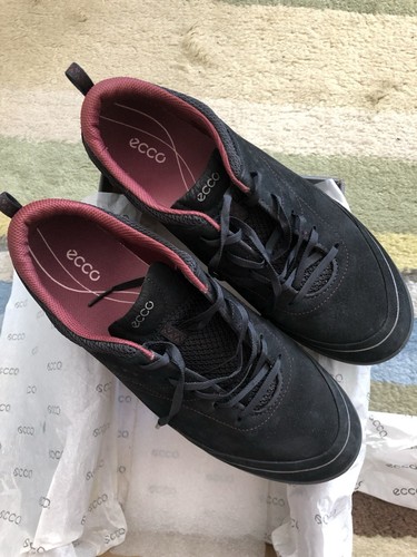 Ecco black suede - black, new