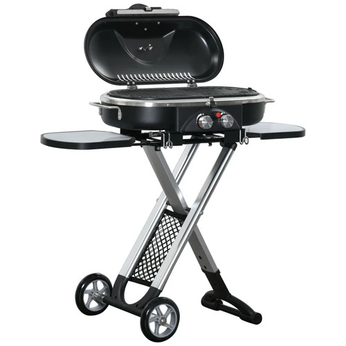 Foldable gas bbq grill - gas,