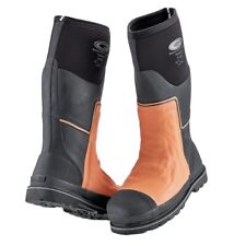 Grubs Mens Safety Boots Chainamic black orange Waterproof Shock Absorbing