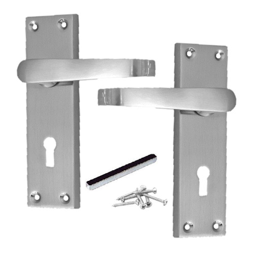 Satin nickel door handles - satin,