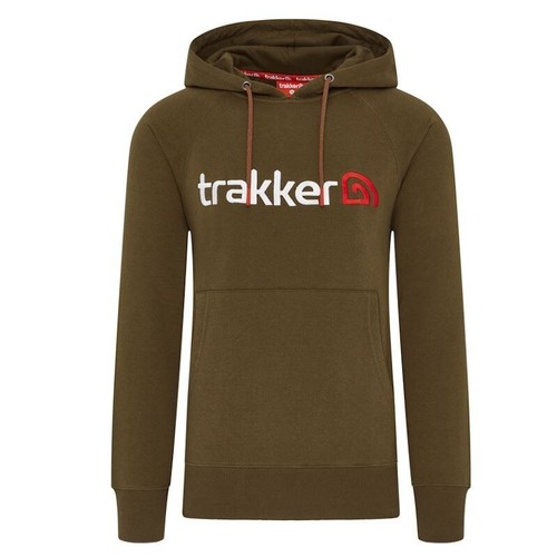 Trakker logo hoody green - logo,