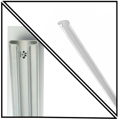 Aluminium clip slide snap push - aluminium, clip|slide|snap|push
