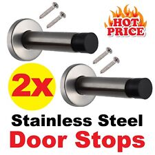 2 x DOOR STOP WALL MOUNTED