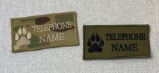 Personalised Pet Dog Paw Badge