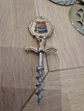 Vintage Brass Corkscrew -