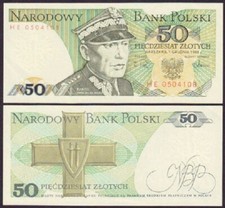 50 ZLOTYCH - BANKNOTES FROM