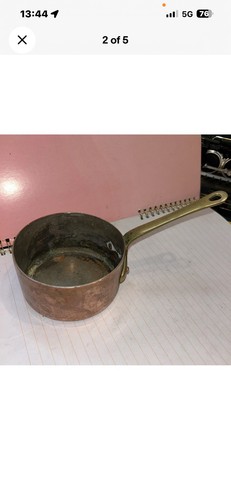 Vintage brass copper small - brass,