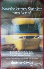 INTER CITY 125 CLASSIC BR PHOTO POSTER HST CLASS 43 JOURNEY SHRINKER ORIG 1978