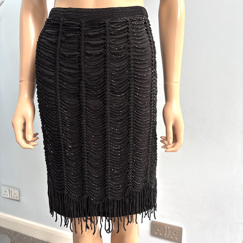 Karen millen black beaded - karen,