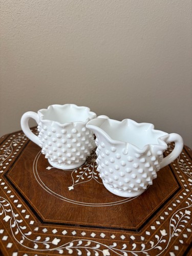 Vintage fenton hobnail white - vintage,