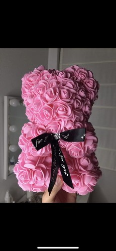 Rose bear foam - rose, forever