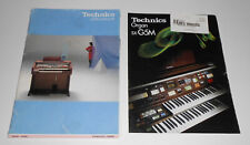 Vintage 1980s Technics Electronic Organ Owners Manual SX-G5M SX-G7 SX-F3 History