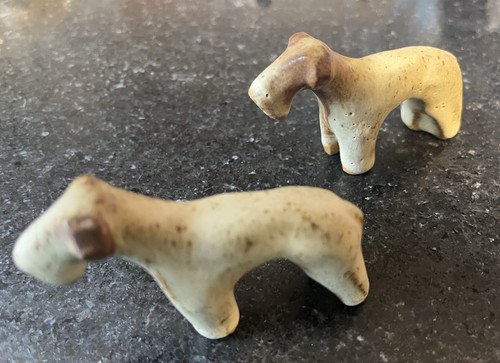 Tremar pottery dogs set - tremar,