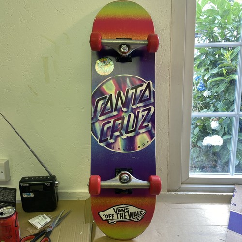 Santa cruz dot skateboard - santa,