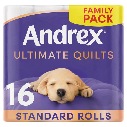 Andrex toilet rolls - rolls, x16