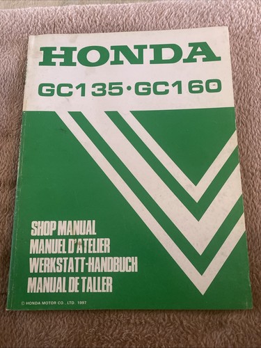Honda shop manual gc135 - honda,
