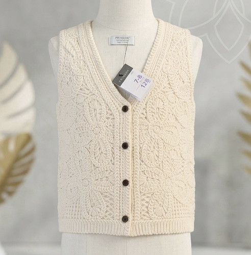 Primark cream floral knit - cream,