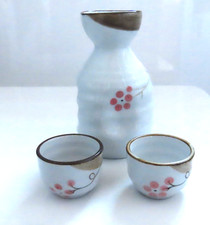 Sake Set Ceramic Carafe and 2