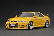 Model Car Nissan Nismo R33 Skyline GTR 400R yellow 1996 Ignition Model 2252 1:18