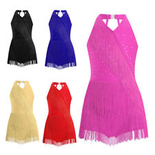 Kids Girls Sequin Dance Dress