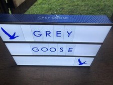 GREY GOOSE LIGHT BOARD PUB BAR COLLECTIBLE