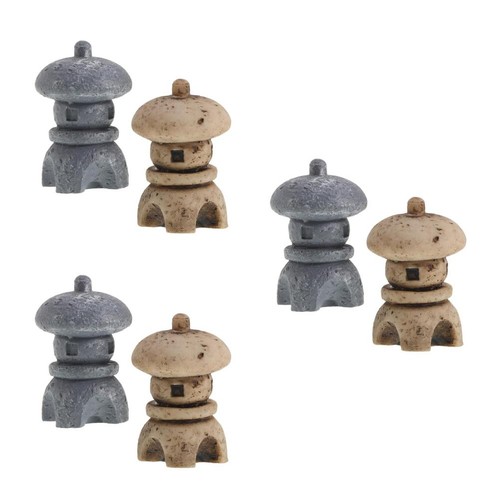 Pcs mini pagoda statues - pcs,