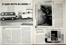 1971 Smuggler Motorcycle Trailer Vintage Cycle Guide Magazine Article