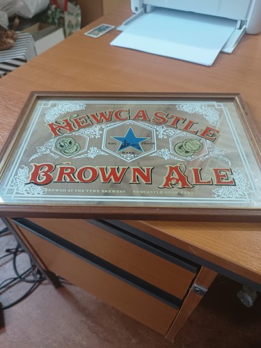 Newcastle brown ale mirror - newcastle,