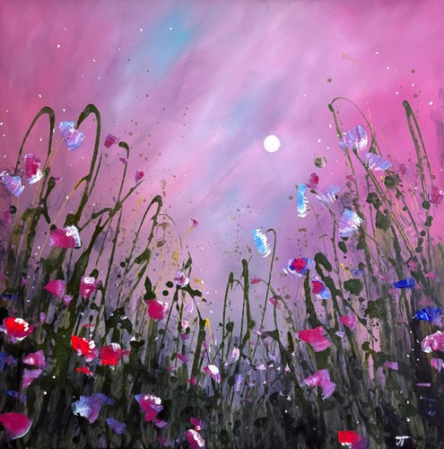 X20 expressive moon floral - moon,