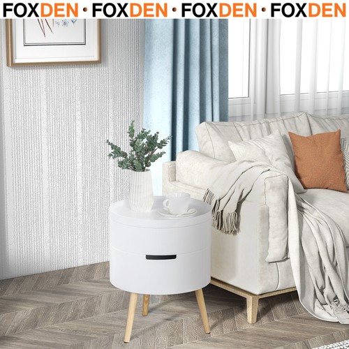 Coffee table round hidden - table,
