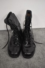 British Army Black High Leg Leather Combat Boots – Size UK 7 / EU 41