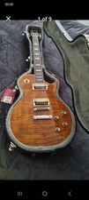 ?MINT? Vintage V100AFD Flamed Amber Paradise Electric Guitar~ Slash Les Paul!