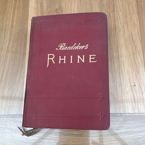 Karl baedeker rhine travel - karl,