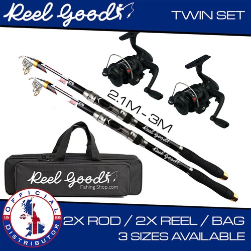 Telescopic fishing rods - 2x, &