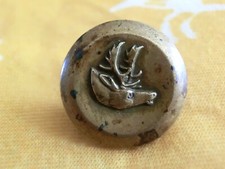 ANTIQUE HUNTING LIVERY BUTTON