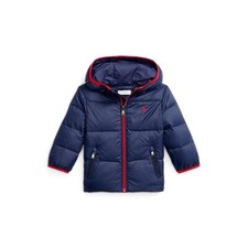 Polo Ralph Lauren Baby Boy Water Repellent Down Jacket Blue Navy Size 12 Months