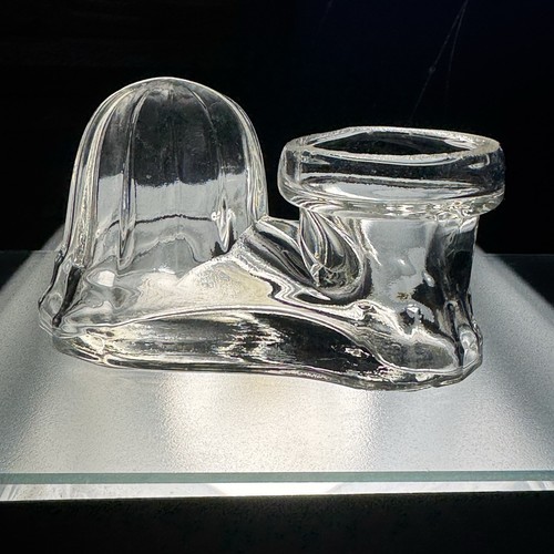 Antique glass snail - glass,