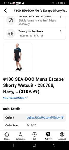 Sea doo mens escape - doo,