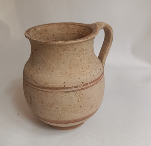 Ancient roman terracotta jug - ancient,