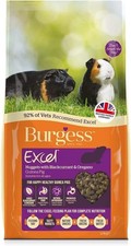 Excel Burgess Guinea Pig Nuggets Blackcurrant and Oregano Small Animal Food 10kg