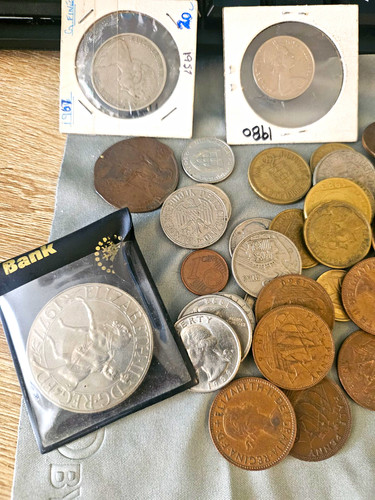 Job lot mixed vintage coins - lot,